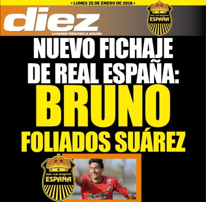 Portadas digitales de DIEZ de este lunes 25 de enero