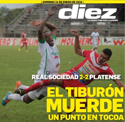 Portadas digitales de DIEZ de este domingo 24 de enero del 2016