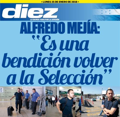 Portadas digitales de DIEZ de este lunes 25 de enero