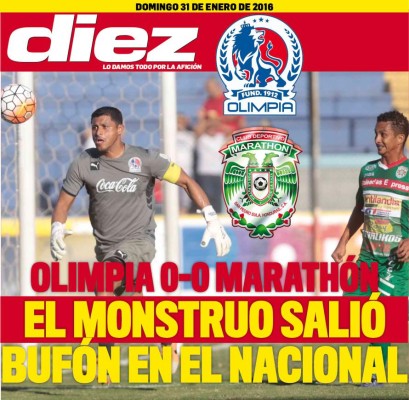 Las portadas digitales de este domingo 31 de enero de 2016