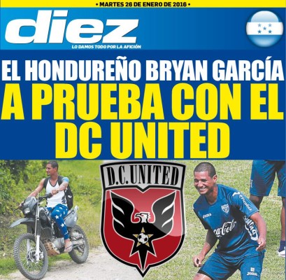 Portadas digitales de DIEZ de este martes 26 de enero