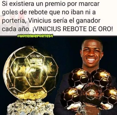 Vinicius, protagonista de los memes tras el triunfo del Real Madrid contra Sevilla: Balón de Oro