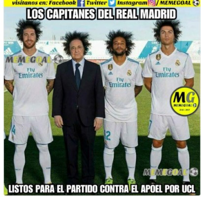 ¡Los memes atacan a Cristiano y Asensio después de la paliza del Madrid al Apoel!