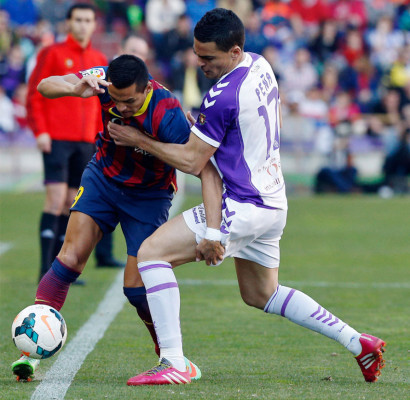 Barcelona perdió 1-0 ante Valladolid con Lionel Messi y Neymar.