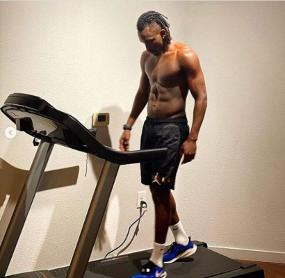 ¡No pierde tiempo! Así son los entrenamientos y la dieta de Alberth Elis en cuarentena