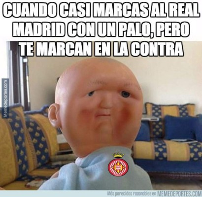 Los terribles memes de la derrota del Real Madrid ante el Girona