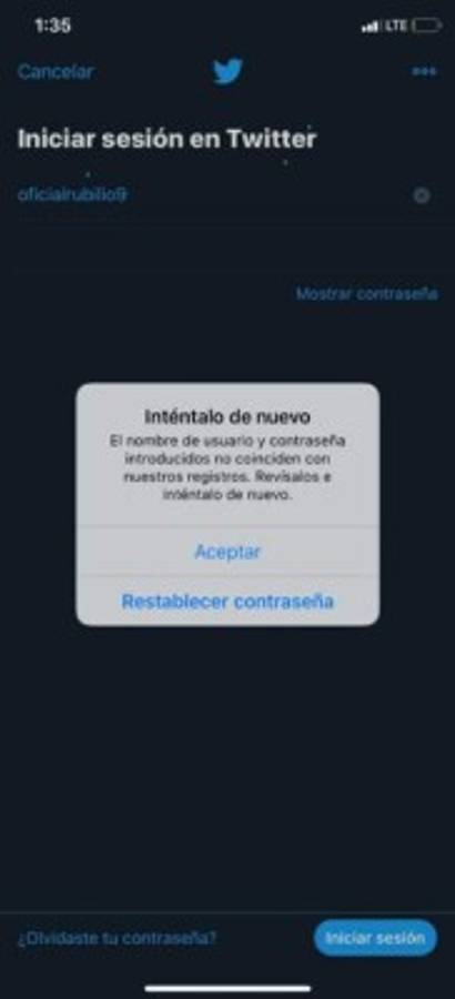 Hackean cuenta de Twitter de Rubilio Castillo y anuncia que no usará más la red social