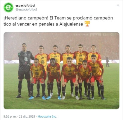 Lo que dicen los medios tras el título de Herediano ante Alajuelense
