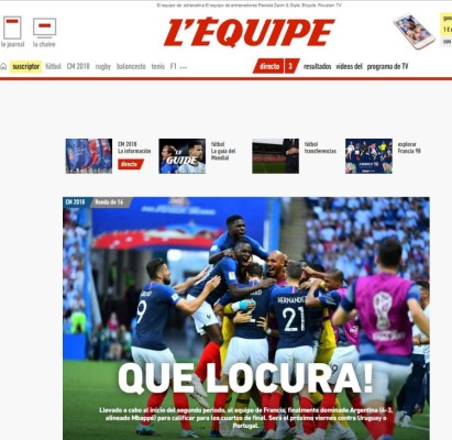 PORTADAS: Así titulan los diarios la eliminación de Argentina de Messi de Rusia 2018