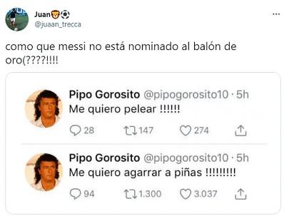 Para reír: Los jocosos memes que dejó la no nominación de Messi al Balón de Oro 2022; No perdonan a los franceses
