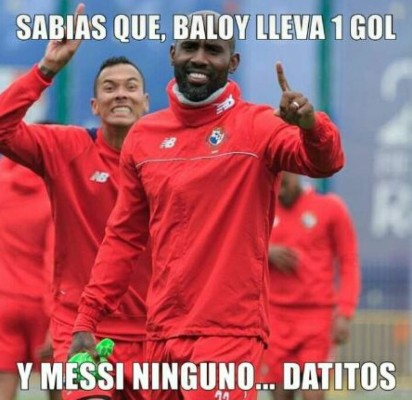 ¿Preocupados Messi y Cristiano? Los memes por el gol de Felipe Baloy