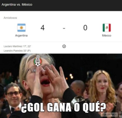 Humillantes: Los memes destrozan a México tras recibir goleada de Argentina