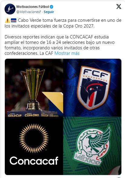 Impacto Vozinha: la decisión de Concacaf que nadie esperaba con Cabo Verde y México da su postura