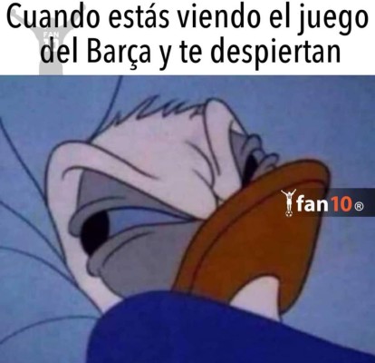 Los humillantes memes del empate del Barcelona ante el Lyon en Champions