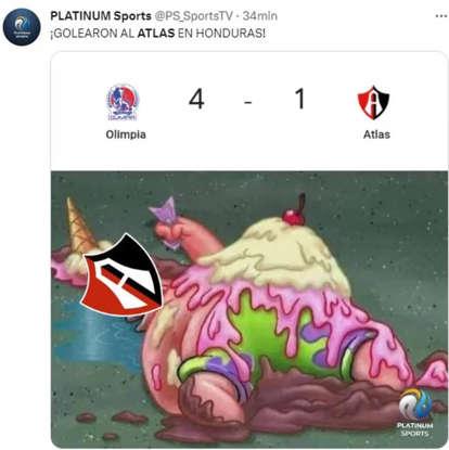 Atlas y Real España son víctimas de los memes tras las palizas que recibieron de Olimpia y Vancouver