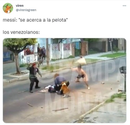 Argentina derrotó a Venezuela y los memes revientan al PSG y Messi por la patada que recibió