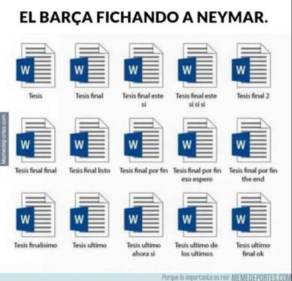 Barcelona y Bartomeu, las víctimas favortitas de los memes del fichaje de Neymar