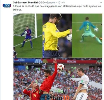 ¡No perdonan! Piqué protagoniza los memes tras la eliminación de España
