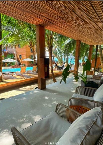 Jugador extranjero de la Liga Nacional se fue de vacaciones a Roatán y su novia deslumbró en la playa