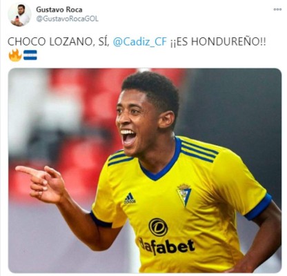 'San Choco Lozano': Lo que dicen en redes sociales tras el gol al Real Madrid con el Cádiz&nbsp;&nbsp;