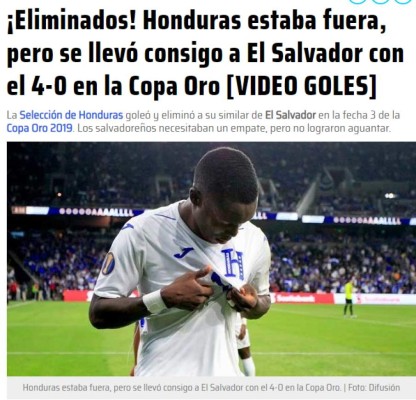 ¡Paliza! La prensa internacional y sus titulares tras la goleada de Honduras a El Salvador&nbsp;&nbsp;