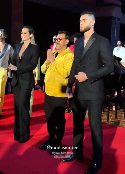 Futbolista y modelo hondureño: Enrique Facusé, portero del Motagua, sorprende debutando en desfile de modas