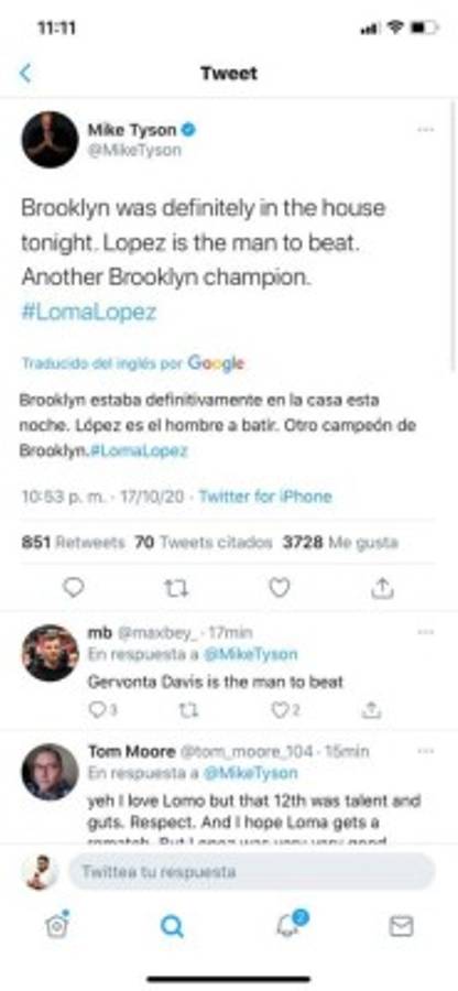 ¡Magic, Pacquiao, Daddy Yankee...! Famosos que felicitaron a Teófimo López por la victoria ante Loma