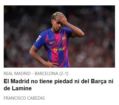 Soria explota y apuntan contra Lamine Yamal por la caída del Barcelona ante Real Madrid: Se escondía; no se puede con la mafia