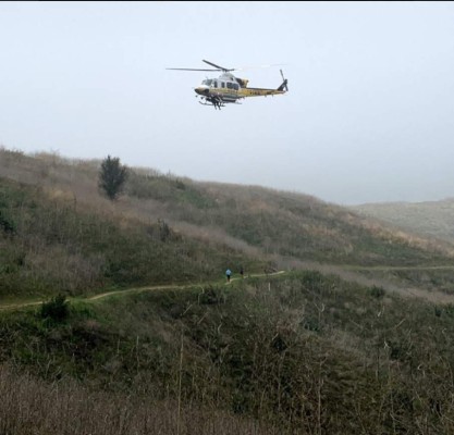 Las primeras imágenes del momento cuando se estrella el helicóptero de Kobe Bryant