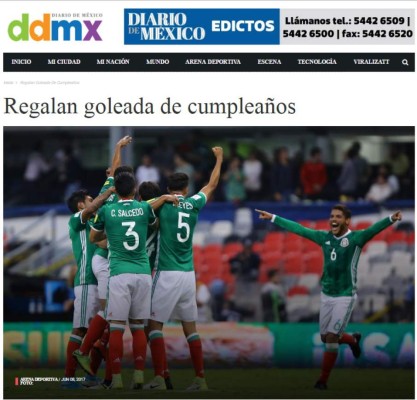 Así amaneció prensa mexicana luego de triunfo ante Honduras en el Azteca