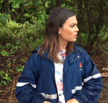 Jennifer Segura, la hermosa periodista tica aficionada al equipo del 'Ro-Ro'