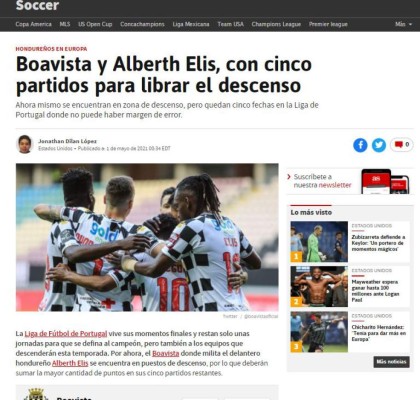 En medios y redes: Lo que dicen del doblete de Alberth Elis en empate de Boavista ante Santa Clara