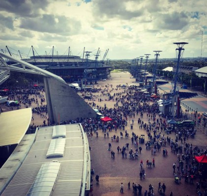 Las imágenes del ANZ Stadium a menos de tres semanas para el Australia-Honduras