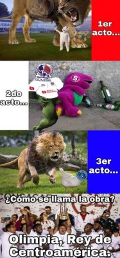 Los memes destrozan al Motagua tras caer en el clásico ante Olimpia en Comayagua
