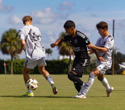 Diego Lagos, el hondureño que destaca en el Inter Miami II y sueña con jugar en la Selección de Honduras