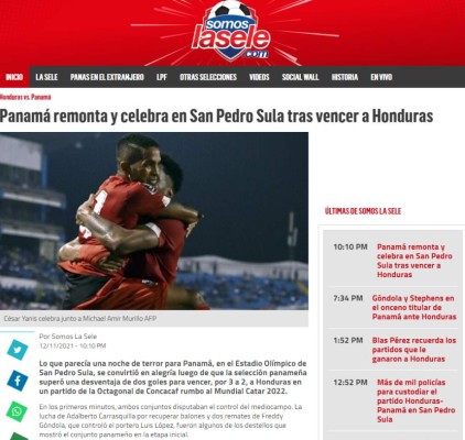 Así reaccionó la prensa de Honduras y Panamá tras la remontada: 'Pasamos de tener vida a la muerte'