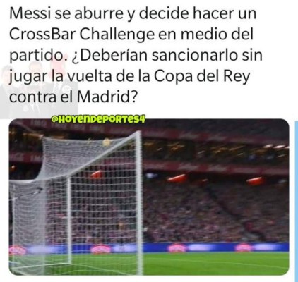 Memes: Destrozan a Messi y al Barcelona por su empate ante el Athletic
