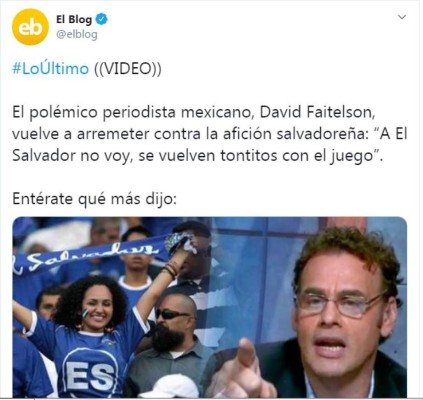 ¡Indignados! Arremeten contra Faitelson en El Salvador por llamar 'tontitos' a los aficionados