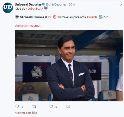 Así reaccionaron los medios mexicanos por el gol de Michaell Chirinos