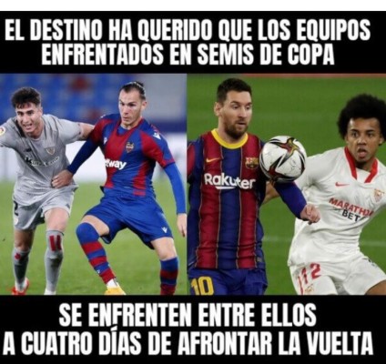 Memes: Messi es protagonista de las burlas tras el triunfazo del Barcelona ante Sevilla en España