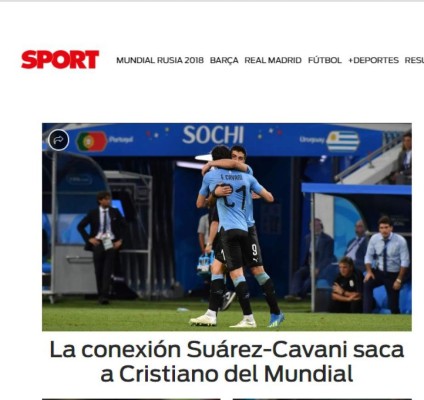 Así reaccionan los medios tras la eliminación de la Portugal de CR7 del Mundial