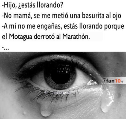 Aficionados del Motagua destrozan al Marathón con divertidos memes