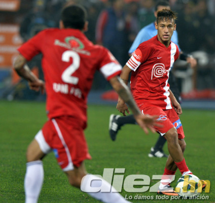 Messi y Neymar en amistoso benéfico en Perú