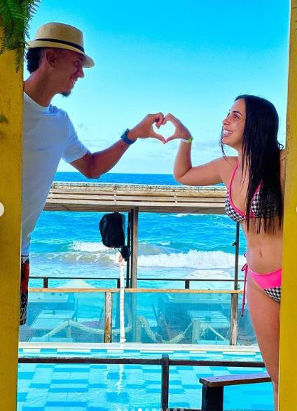 Las lujosas vacaciones del jugador del Olimpia Yan Maciel junto a la hermosa Patricia Cavalheiro en Brasil