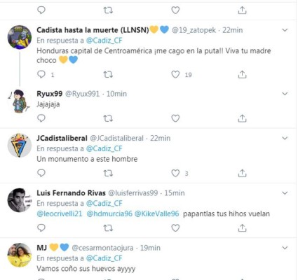 Aficionado del Cádiz pide 'monumento' para Choco Lozano tras el doblete que los pone cerca de primera