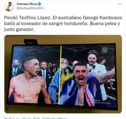 Brutal mensaje de Mauricio Dubón a Teófimo tras perder ante Kambosos: 'Sigue siendo la mera verg...'