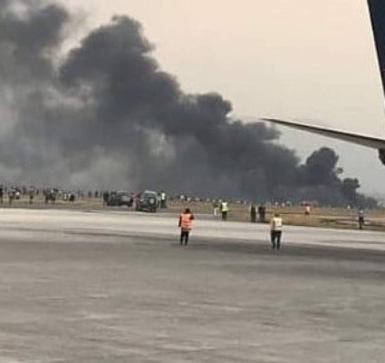 Las impactantes imágenes del accidente aéreo en La Habana, Cuba