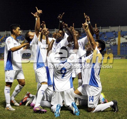 ¡La celebración de la Sub 17 de Honduras al clasificar al Mundial!