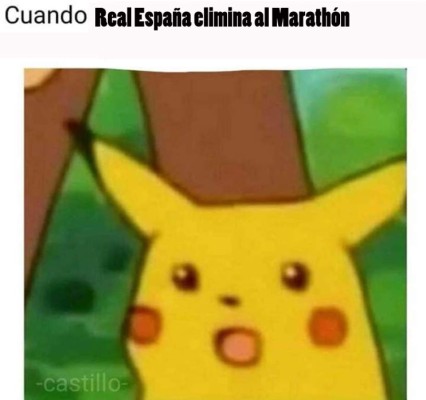 Real España elimina al Marathón y lo acribillan con divertidos memes