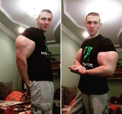 Así es el ''Popeye'' ruso, el luchador que fue humillado durante su debut en la MMA